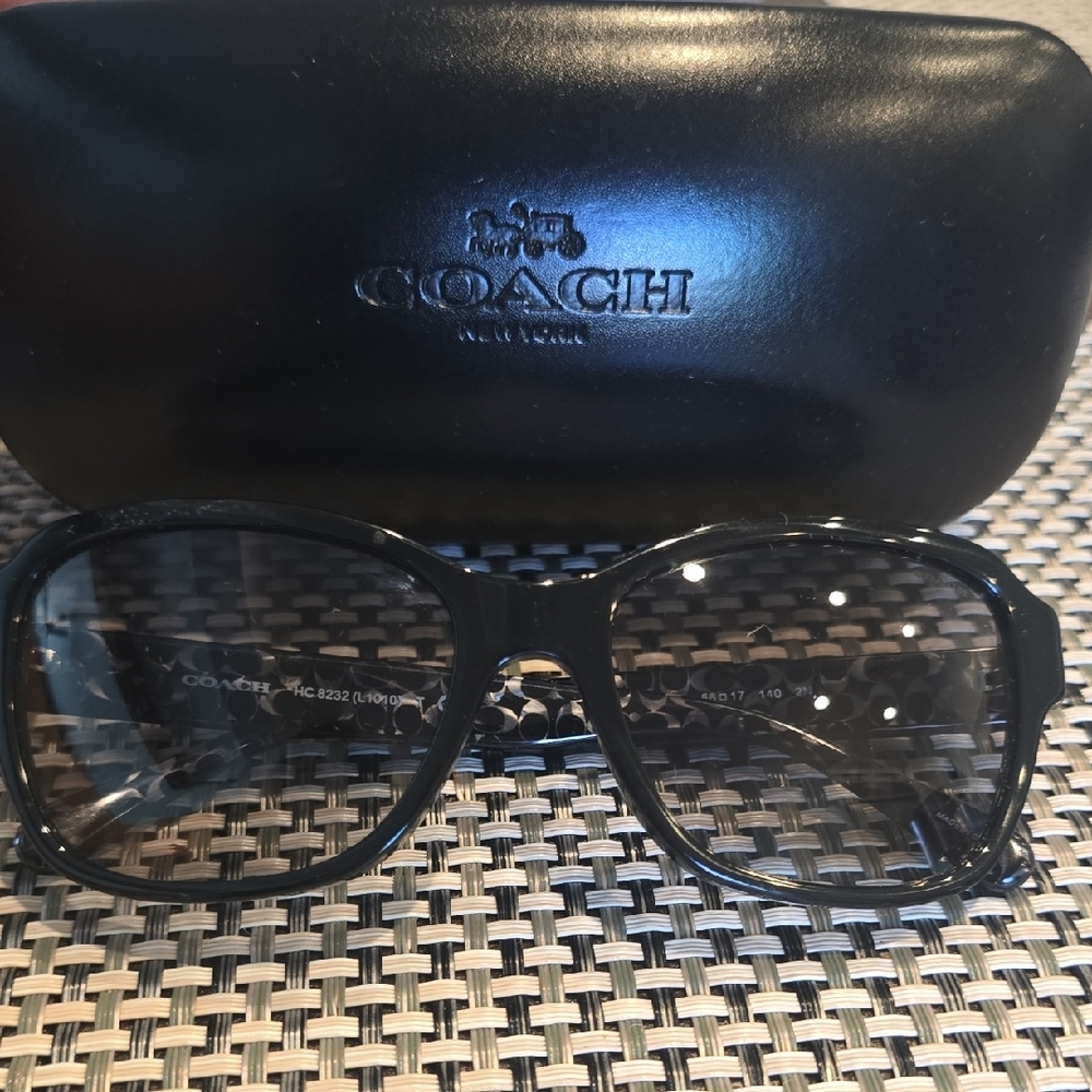 Coach Black Sunglasses with Case